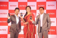 Anushka Launches INTEX Aqua Smartphone